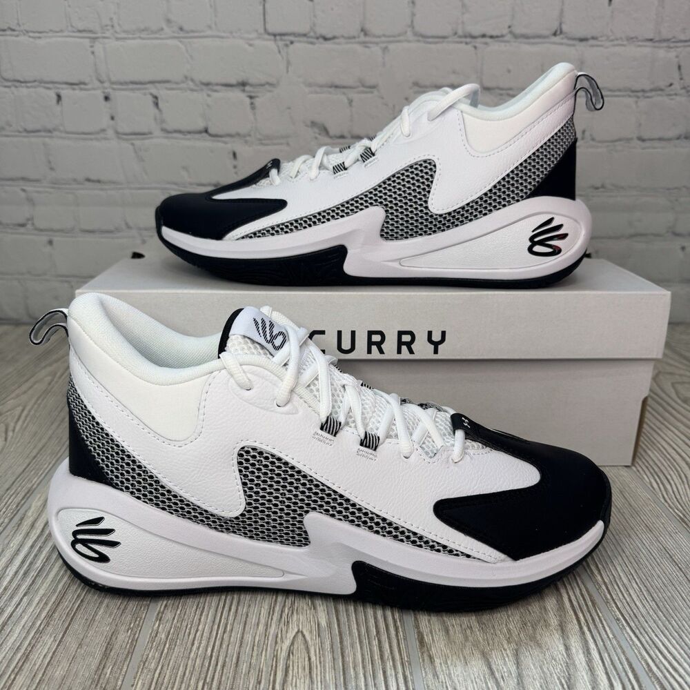 Under Armour Steph Curry 3Z 25 Basketball Shoes Men’s 11 White Black 6000749-100